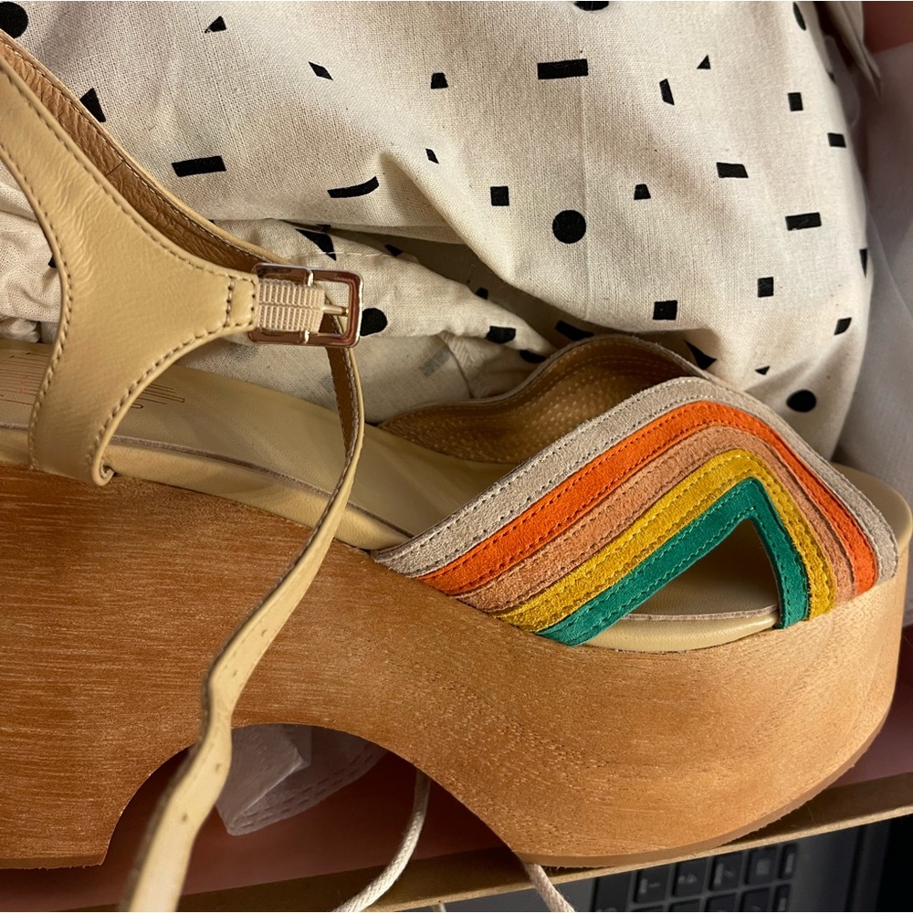 Charlotte Stone clogs- these are perfect if you style is boho, hippie. Brand new